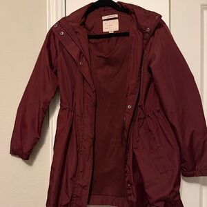 a new day Maroon Utility Jacket